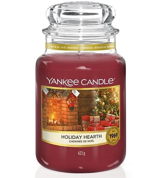 Vonná svíčka Yankee Candle Holiday Hearth Classic velký 623g/150hod