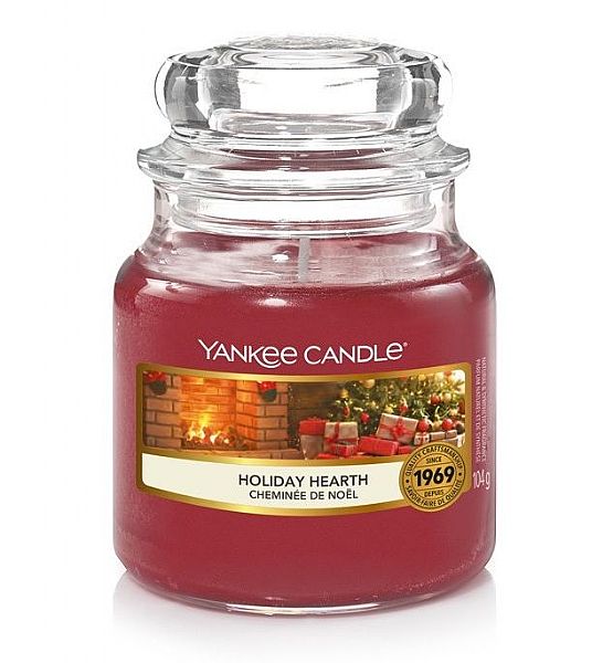 Vonná svíčka Yankee Candle Holiday Hearth Classic malý 104g/30hod
