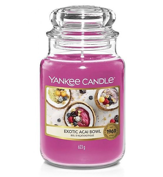 Vonná svíčka Yankee Candle Exotic Acai Bowl Classic velký 623g/150hod