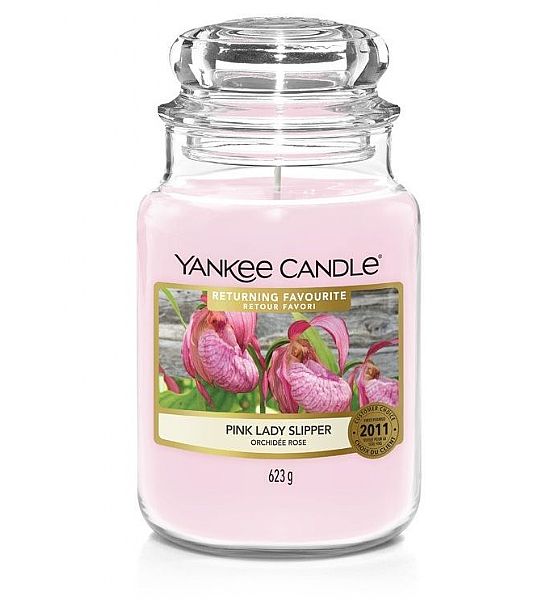 Vonná svíčka Yankee Candle Pink Lady Slipper Classic velký 623g/150hod