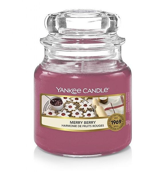 Vonná svíčka Yankee Candle Merry Berry Classic malý 104g/30hod