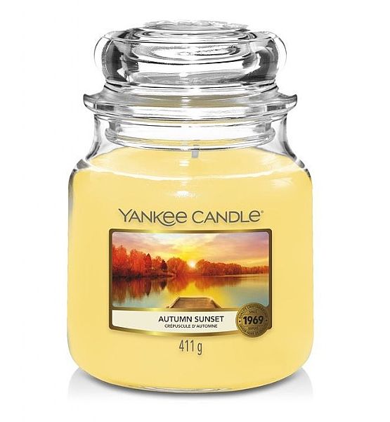 Vonná svíčka Yankee Candle Autumn Sunset Classic střední 411g/90hod