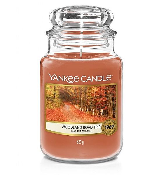 Vonná svíčka Yankee Candle Woodland Road Trip Classic velký 623g/150hod