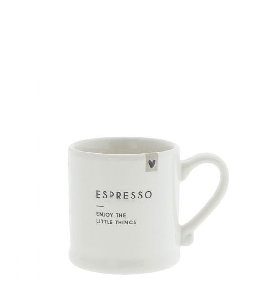 Keramický hrníček na espresso Bastion Collections bílý 5,4x6,2cm, 80ml