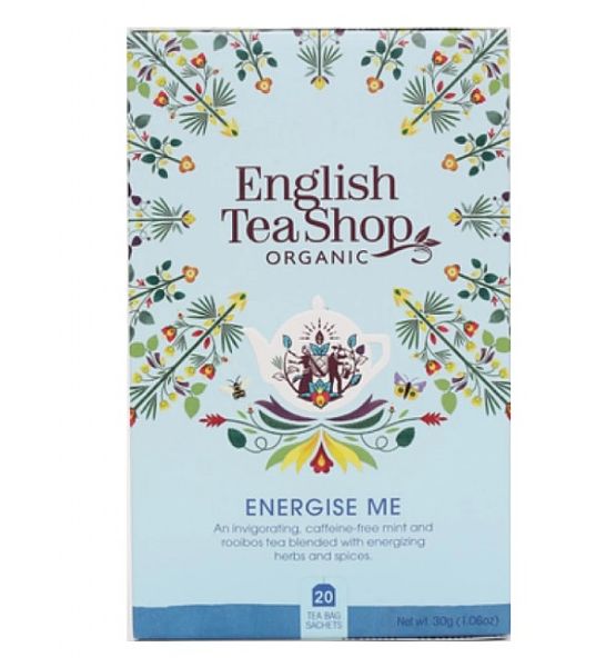 Bio čaj English Tea Shop Wellness Čaj Povzbuď mě, 20 sáčků ETS