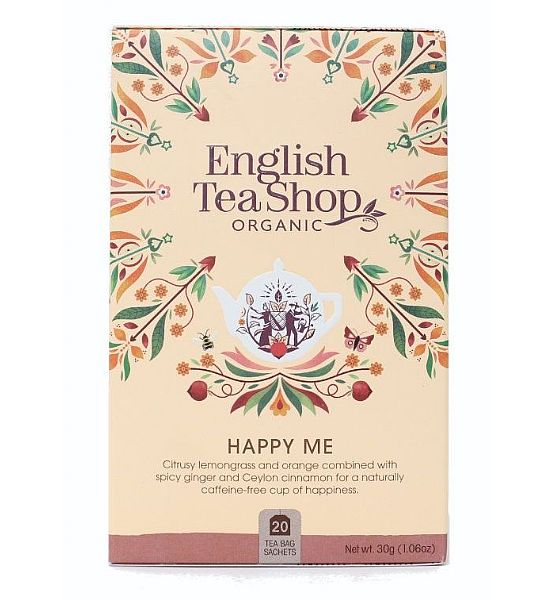 Bio čaj English Tea Shop Wellness Čaj Pocit štěstí Mandala, 20 sáčků ETS