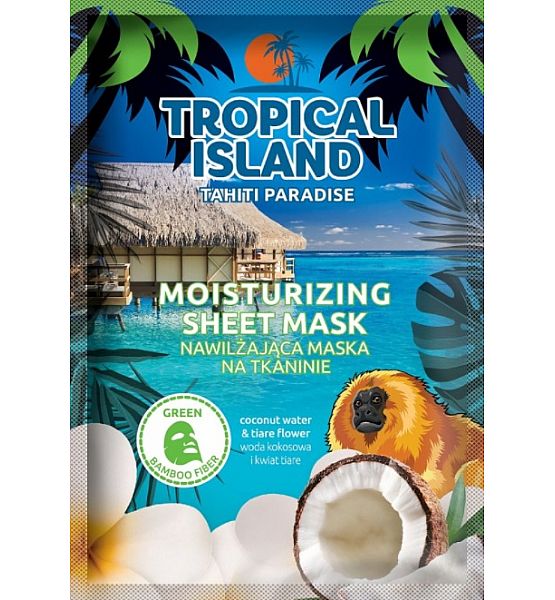 Textilní maska na obličej Tropical TAHITI hydratační