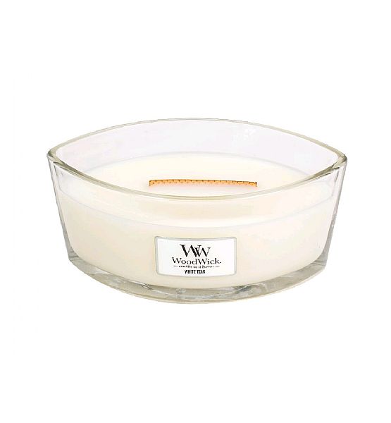 Vonná svíčka WoodWick - White Teak  453g/30 - 40 hod loď