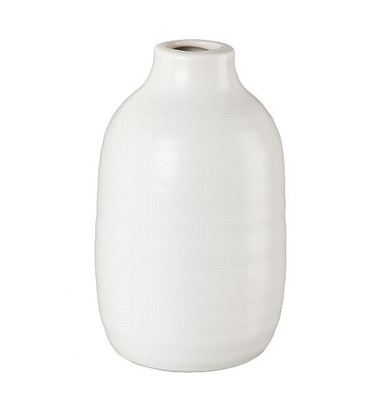 Keramická váza Gasper 14 cm, bílá