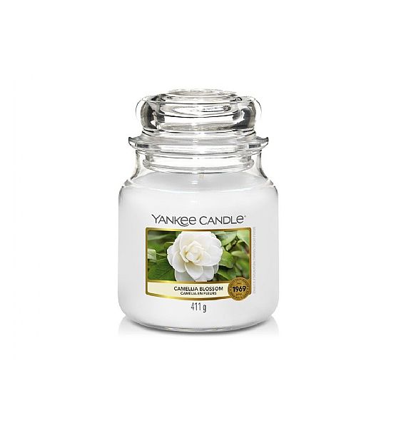 Vonná svíčka Yankee Candle Camellia Blossom Classic střední 411g/90hod