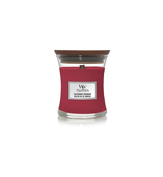 Vonná svíčka WoodWick - Elderberry Bourbon 85g/20 - 30 hod