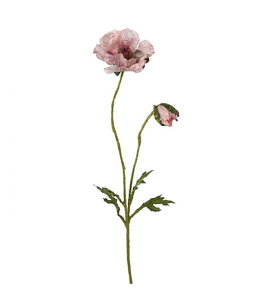 Umělá květina Boltze vlčí mák výška 60cm, růžová