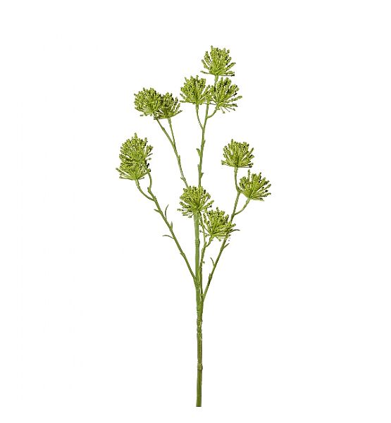Umělá květina Gasper větev bodláku 65cm, zelená