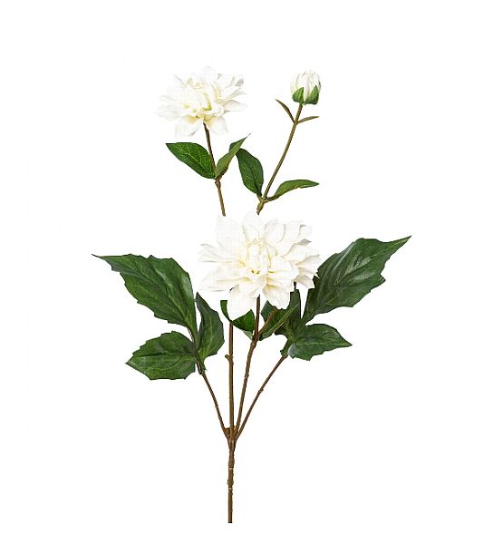 Umělá květina Gasper Jiřina 70cm, krémová