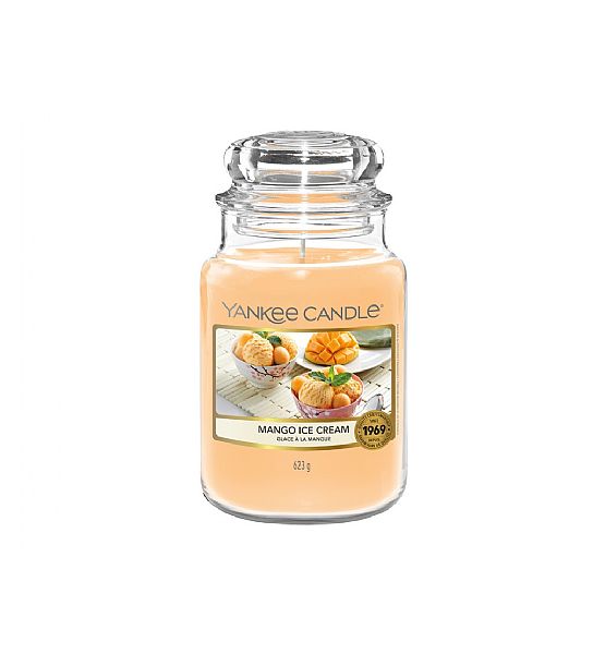 Vonná svíčka Yankee Candle Mango Ice Cream classic velký 623g/150hod