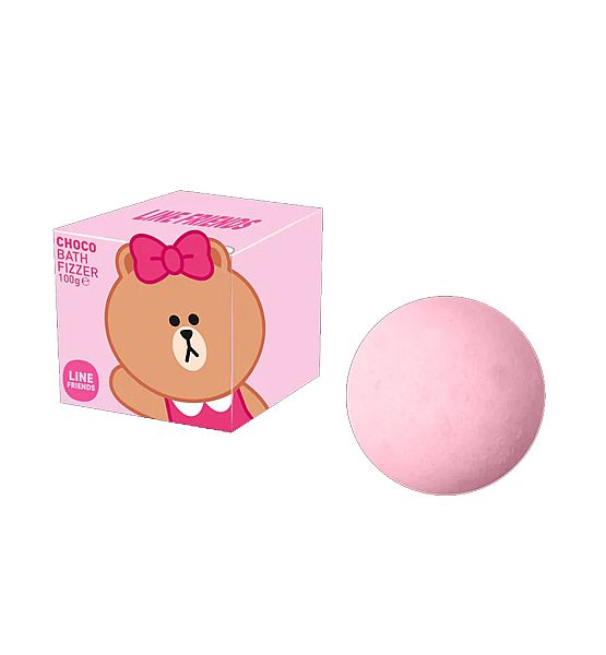 Bomba do koupele LINE FRIENDS CHOCO 100g koule