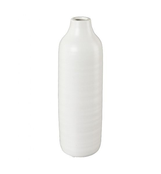 Keramická váza Presence 24x7,5cm, bílá