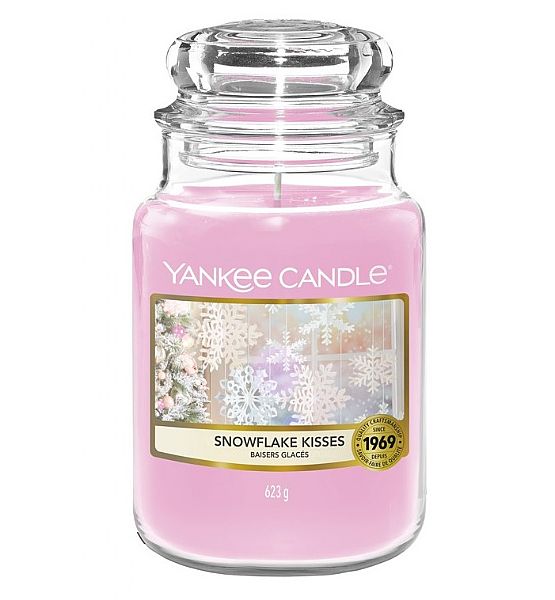 Vonná svíčka Yankee Candle Snowflake Kisses classic velký 623g/150hod