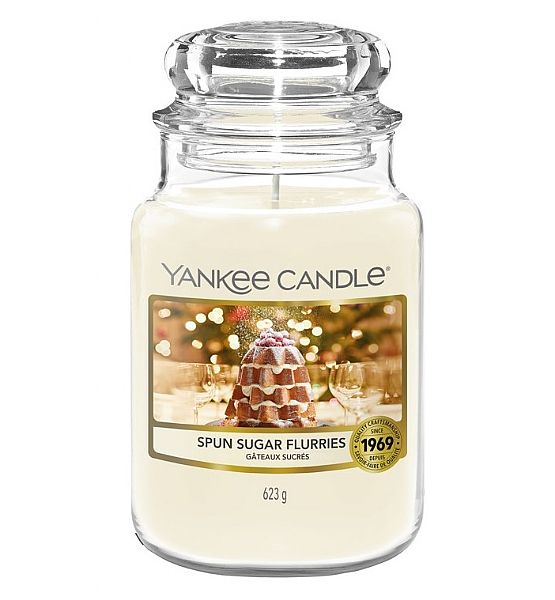 Vonná svíčka Yankee Candle Spun Sugar Flurries classic velký 623g/150hod