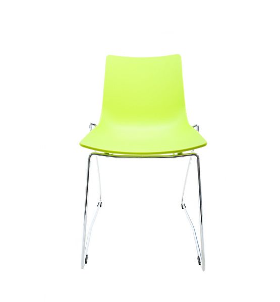 Židle F1M DELUXE - zelená - plast / kov