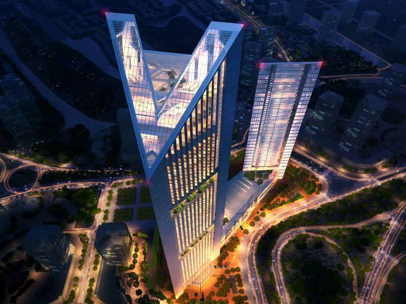 Foster and partners - nízkoenergetické administrativní budovy ve Vietnamu