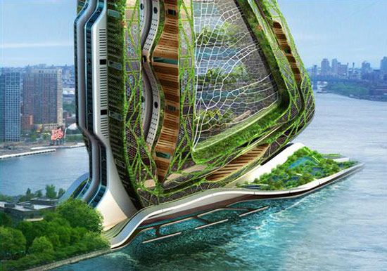 Vertikální farma ve tvaru vážky - sci-fi nebo blízká budoucnost?