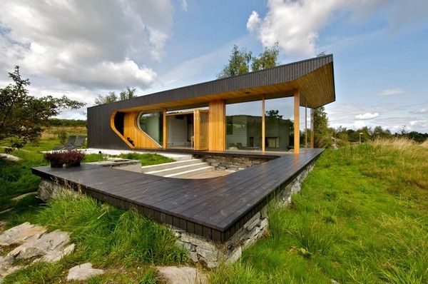 Minimalistická čistota jednoduchého domku v Norsku