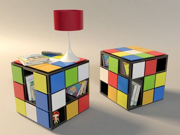 Rubikova kostka nábytku v podání Fabia Teixeira