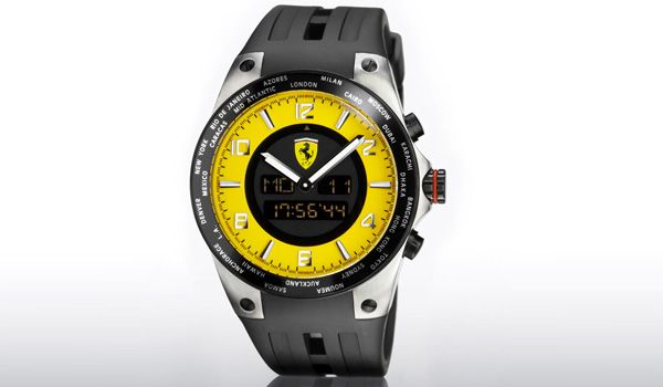 Luxusní hodinky Scuderia Ferrari World Time Watch