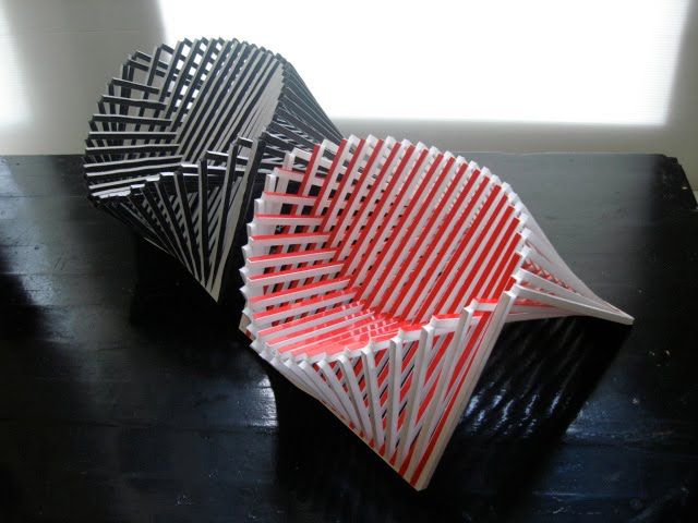 Experimentální židle od Roberta van Embricqse
