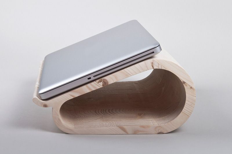 Dřevěná podložka pod notebook- design nebo ekologie?