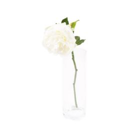 Umělá květina Sia Home Fashion Pivoňka bílá 53 cm