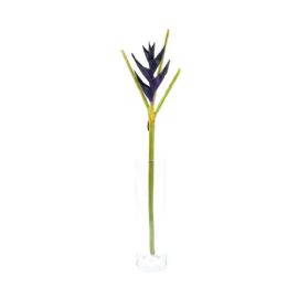 Umělá květina Sia Home Fashion Heliconia fialová 108cm