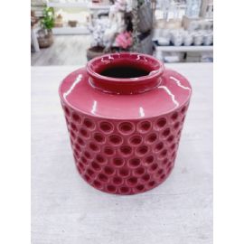 Keramická váza Sia Home Fashion růžová DAHLIA 19x19cm