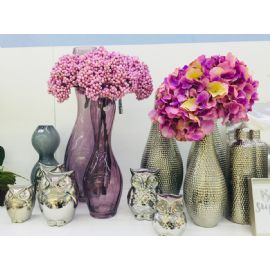 Váza Sia Home Fashion skleněná fialová DREAM 45x16 cm