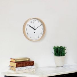 Nástěnné či stolní hodiny Umbra Rimwood dřevo 25,4x5 cm