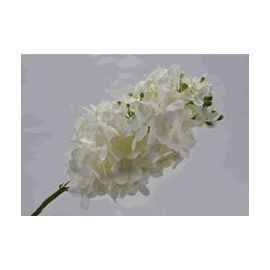 Umělá květina Silk-ka Hortenzie bílá 46cm