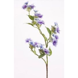 Umělá květina Emerald Hortenzie řapíkatá modrá 95cm