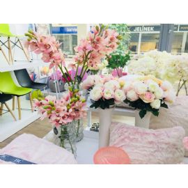 Umělá květina Sia Home Fashion Orchidej Cymbidium 48 cm