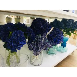 Umělá květina Silk-ka Hortenzie modrá 56cm