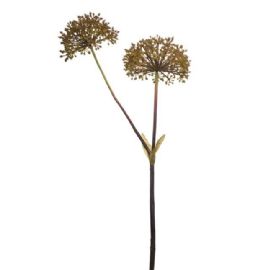 Umělá květina Sia Home Fashion česnek hnědý 45 cm
