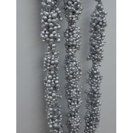 Dekorační zimní umělá stříbrná větev Sia Home Fashion 130cm