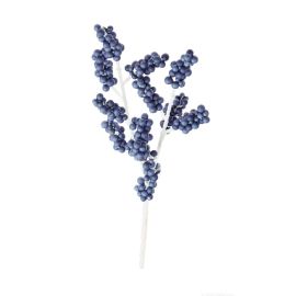 Umělá květina Asa Selection větvička modré bobule 37 cm