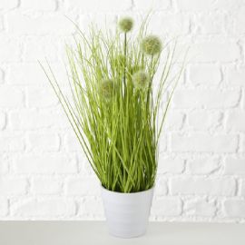 Umělá travina Boltze plastový květináč 44 cm (cena za ks)