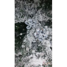 Vánoční ozdoba na zavěšení kytka Shishi 20cm
