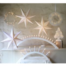 Vánoční světelná dekorace Star Trading LED-věnec