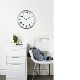 Nástěnné hodiny Umbra Anytime kov, sklo průměr 32 cm