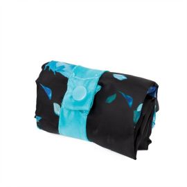 Nákupní taška LOQI modré květy 50x42cm unese až 20kg