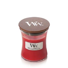 Vonná svíčka WoodWick - Crimson Berries 85g/20 - 30 hod, 7x8cm