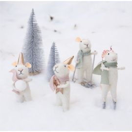 Vánoční dekorace myši Star & Snowball SASS & BELLE (cena za ks)
